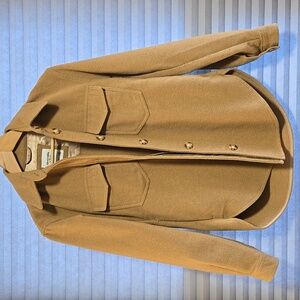 Abercrombie & Fitch Camel Shirt Jacket Shacket